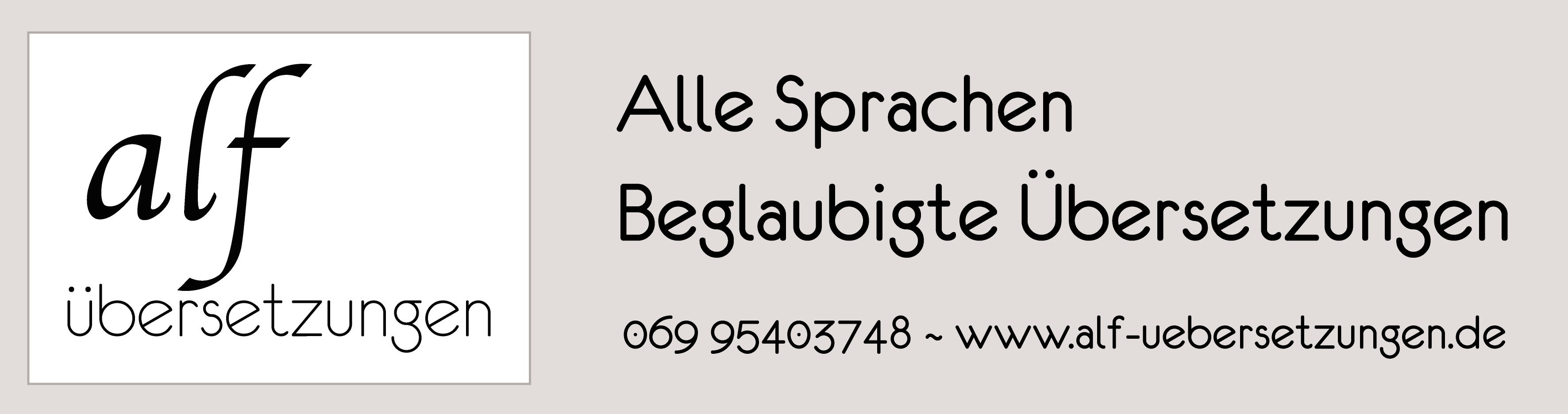 Alf &Uuml;bersetzungen | Das ist Kommunikation!